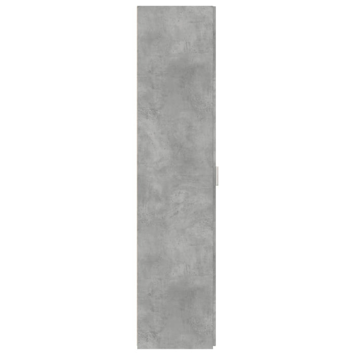 Dulap înalt, gri beton, 30x42,5x185 cm, lemn prelucrat - WALTI WALTI