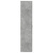 Dulap înalt, gri beton, 30x42,5x185 cm, lemn prelucrat - WALTI WALTI