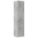Dulap înalt, gri beton, 40x42,5x185 cm, lemn prelucrat - WALTI WALTI