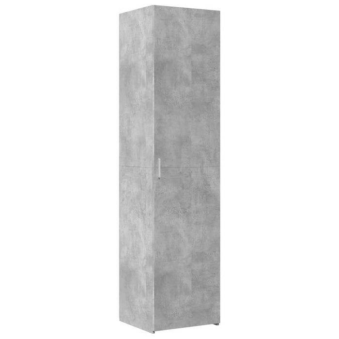 Dulap înalt, gri beton, 45x42,5x185 cm, lemn compozit - WALTI WALTI