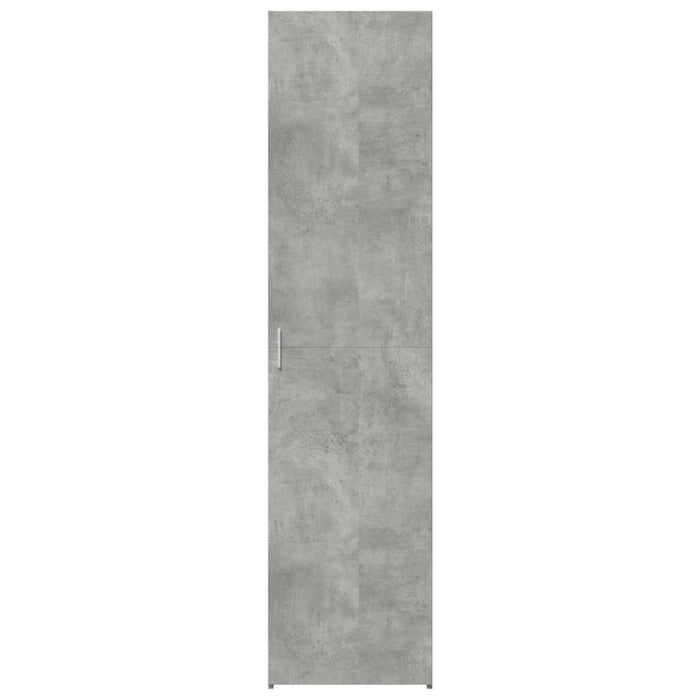 Dulap înalt, gri beton, 45x42,5x185 cm, lemn compozit - WALTI WALTI