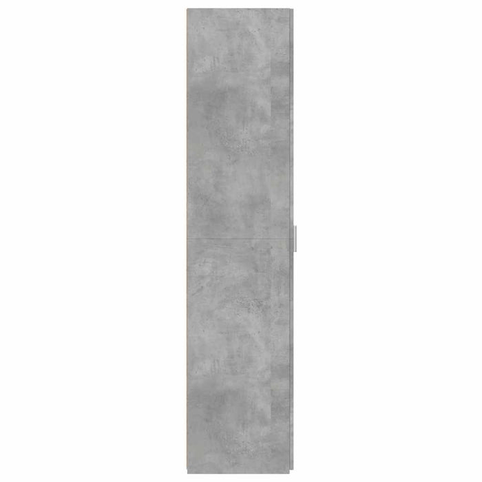 Dulap înalt, gri beton, 45x42,5x185 cm, lemn compozit - WALTI WALTI