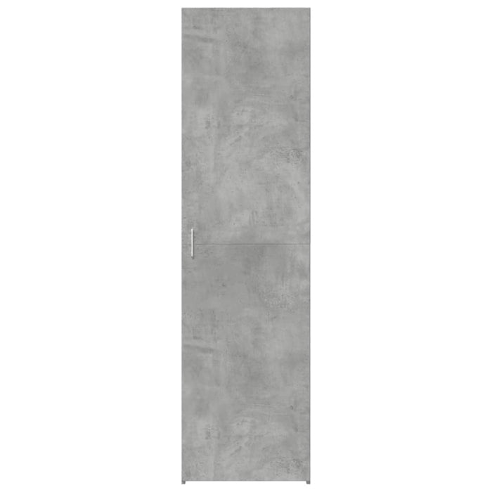 Dulap înalt, gri beton, 50x42,5x185 cm, lemn prelucrat - WALTI WALTI
