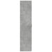 Dulap înalt, gri beton, 50x42,5x185 cm, lemn prelucrat - WALTI WALTI