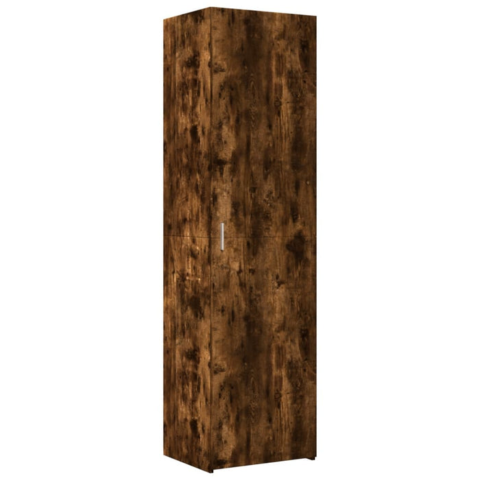 Dulap înalt, stejar fumuriu, 50x42,5x185 cm, lemn prelucrat - WALTI WALTI