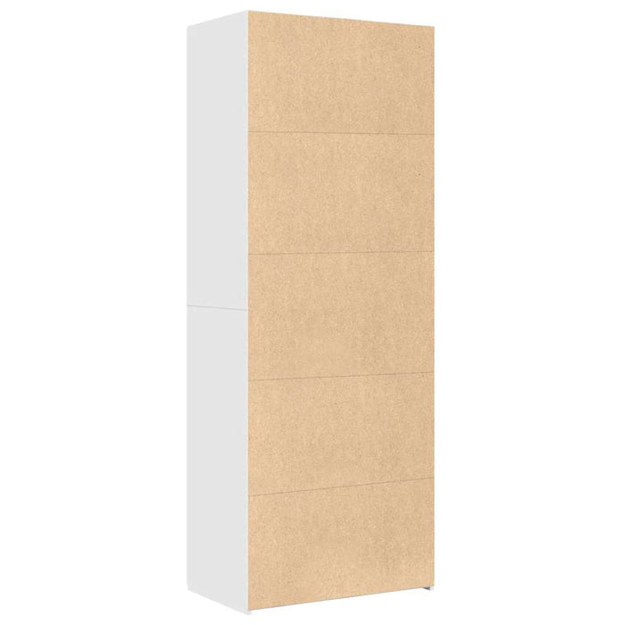 Dulap înalt, alb, 70x42,5x185 cm, lemn prelucrat - WALTI WALTI