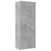 Dulap înalt, gri beton, 70x42,5x185 cm, lemn prelucrat - WALTI WALTI