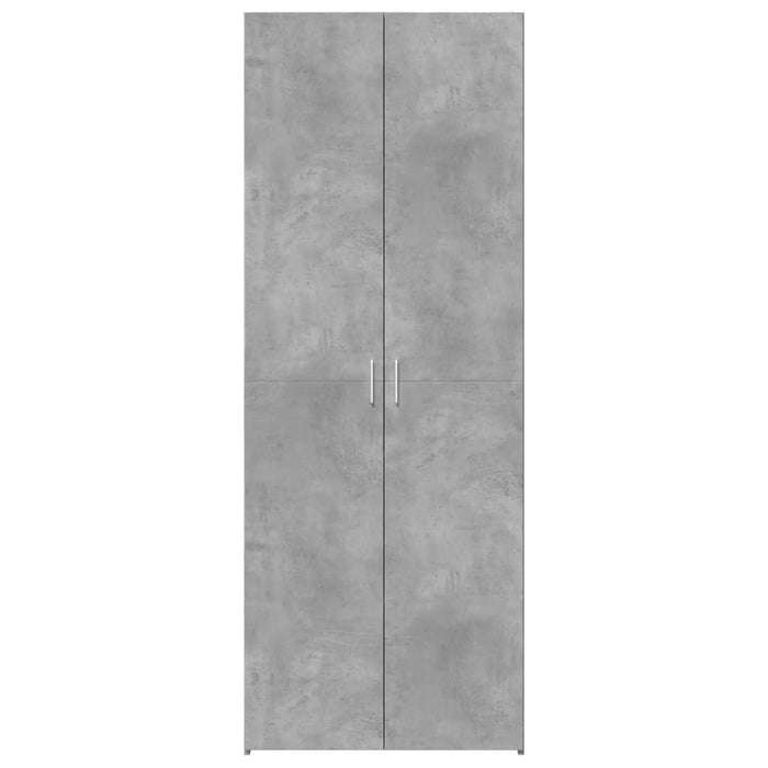 Dulap înalt, gri beton, 70x42,5x185 cm, lemn prelucrat - WALTI WALTI