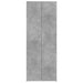 Dulap înalt, gri beton, 70x42,5x185 cm, lemn prelucrat - WALTI WALTI