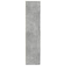Dulap înalt, gri beton, 70x42,5x185 cm, lemn prelucrat - WALTI WALTI