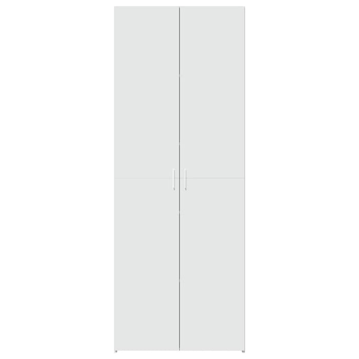 Dulap înalt, alb, 70x42,5x185 cm, lemn prelucrat - WALTI WALTI