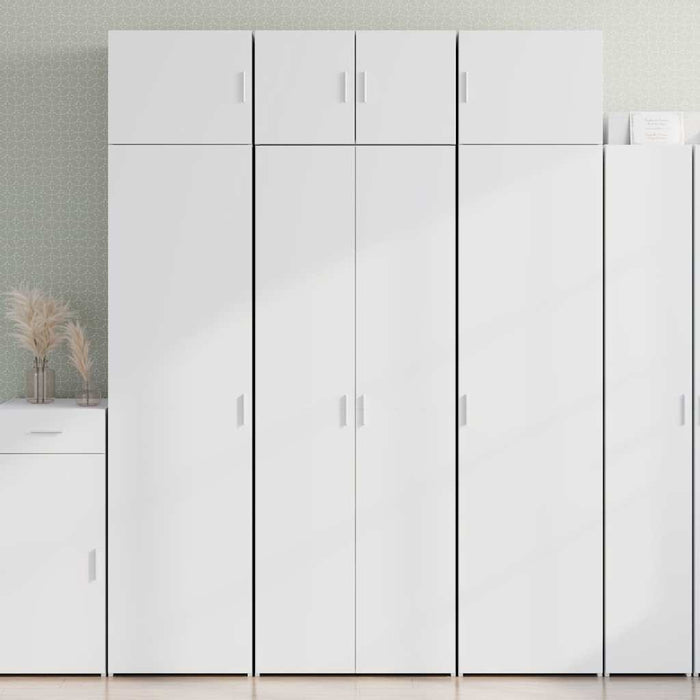 Dulap înalt, alb, 70x42,5x185 cm, lemn prelucrat - WALTI WALTI