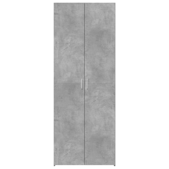 Dulap înalt, gri beton, 70x42,5x185 cm, lemn prelucrat - WALTI WALTI