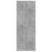 Dulap înalt, gri beton, 70x42,5x185 cm, lemn prelucrat - WALTI WALTI