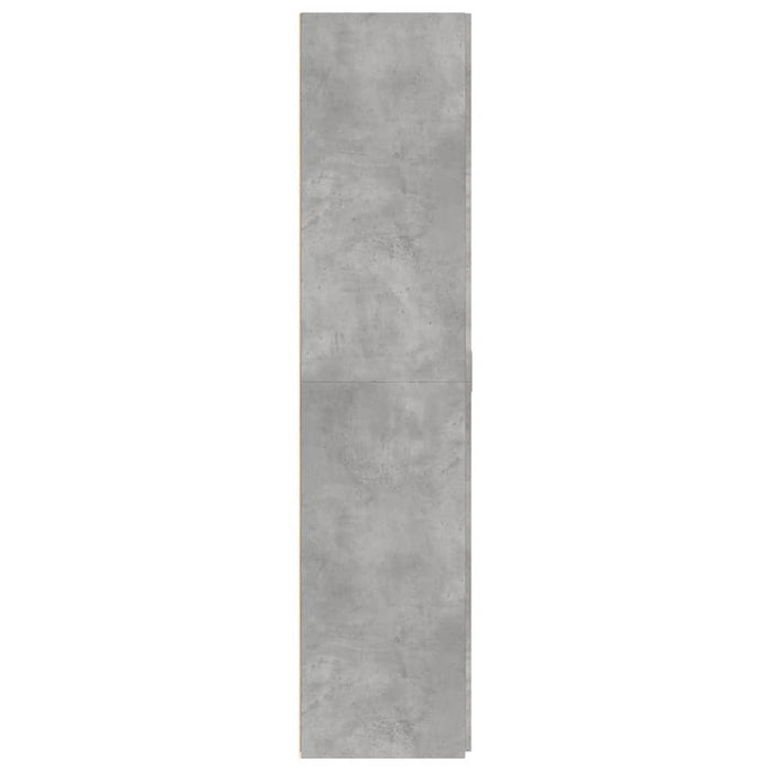 Dulap înalt, gri beton, 70x42,5x185 cm, lemn prelucrat - WALTI WALTI