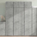 Dulap înalt, gri beton, 70x42,5x185 cm, lemn prelucrat - WALTI WALTI