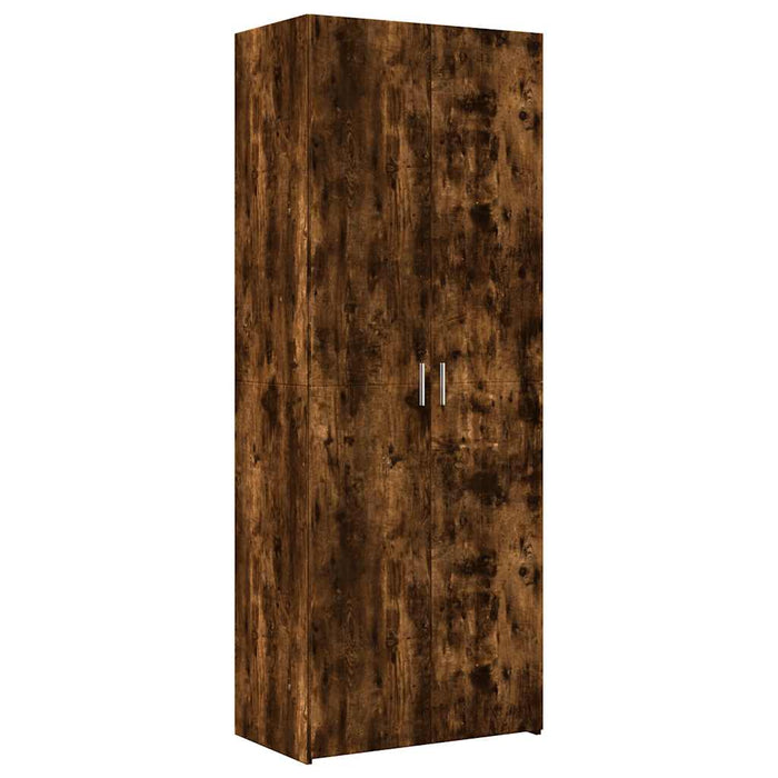 Dulap înalt, stejar fumuriu, 70x42,5x185 cm, lemn prelucrat - WALTI WALTI