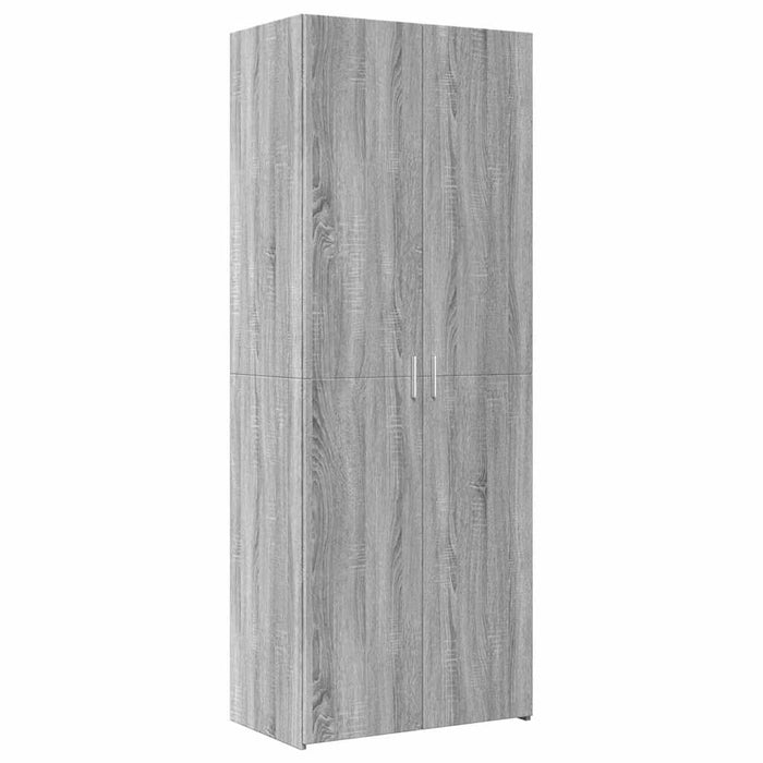 Dulap înalt, gri sonoma, 70x42,5x185 cm, lemn prelucrat WALTI