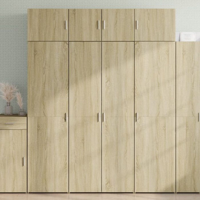 Dulap înalt, stejar sonoma, 80x42,5x185 cm, lemn prelucrat - WALTI WALTI