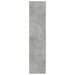 Dulap înalt, gri beton, 80x42,5x185 cm, lemn prelucrat - WALTI WALTI
