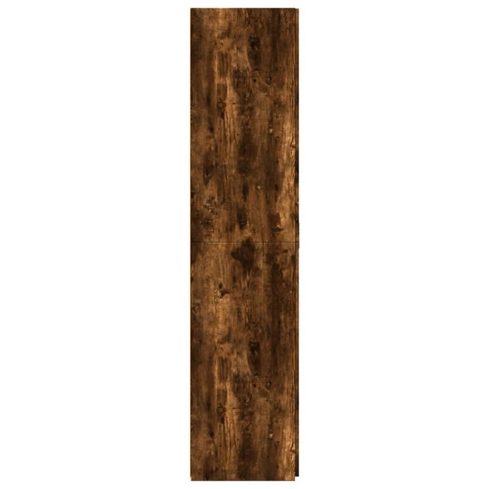 Dulap înalt, stejar fumuriu, 80x42,5x185 cm, lemn prelucrat - WALTI WALTI