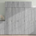 Dulap înalt, gri sonoma, 80x42,5x185 cm, lemn prelucrat - WALTI WALTI