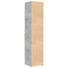 Dulap înalt, gri beton, 40x42,5x185 cm, lemn prelucrat - WALTI WALTI