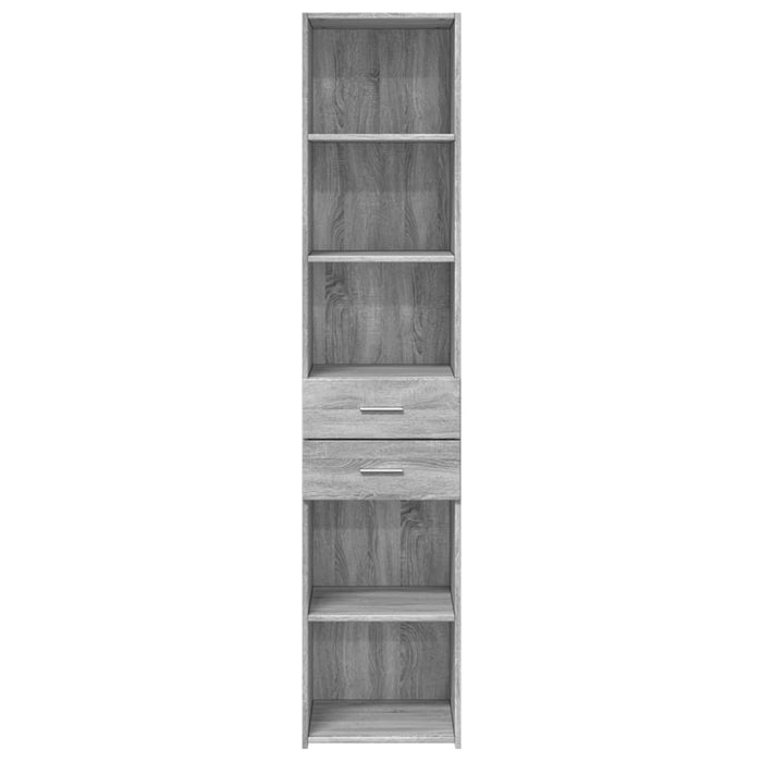 Dulap înalt, gri sonoma, 40x42,5x185 cm, lemn prelucrat - WALTI WALTI