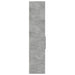 Dulap înalt, gri beton, 45x42,5x185 cm, lemn compozit - WALTI WALTI
