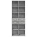 Dulap înalt, gri beton, 70x42,5x185 cm, lemn prelucrat - WALTI WALTI