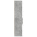 Dulap înalt, gri beton, 70x42,5x185 cm, lemn prelucrat - WALTI WALTI