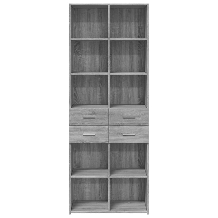 Dulap înalt, gri sonoma, 70x42,5x185 cm, lemn prelucrat - WALTI WALTI