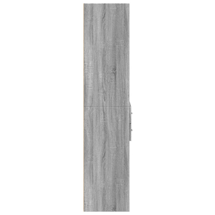 Dulap înalt, gri sonoma, 70x42,5x185 cm, lemn prelucrat - WALTI WALTI