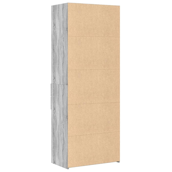 Dulap înalt, gri sonoma, 70x42,5x185 cm, lemn prelucrat - WALTI WALTI