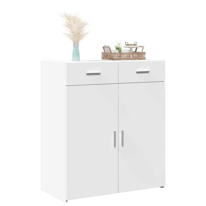 Dulap, alb, 80x42,5x93 cm, lemn prelucrat - WALTI WALTI
