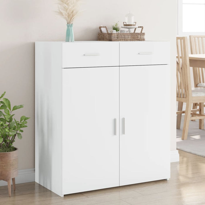 Dulap, alb, 80x42,5x93 cm, lemn prelucrat - WALTI WALTI