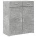 Dulap, gri beton, 80x42,5x93 cm, lemn prelucrat - WALTI WALTI