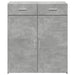 Dulap, gri beton, 80x42,5x93 cm, lemn prelucrat - WALTI WALTI