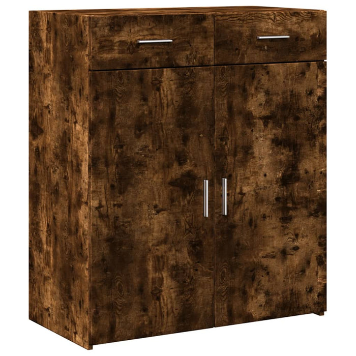 Dulap, stejar fumuriu, 80x42,5x93 cm, lemn prelucrat - WALTI WALTI