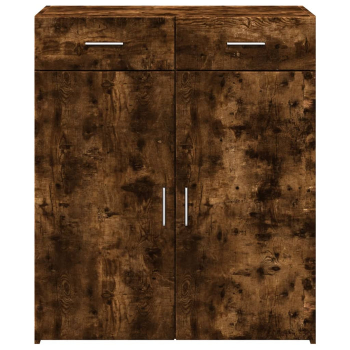 Dulap, stejar fumuriu, 80x42,5x93 cm, lemn prelucrat - WALTI WALTI