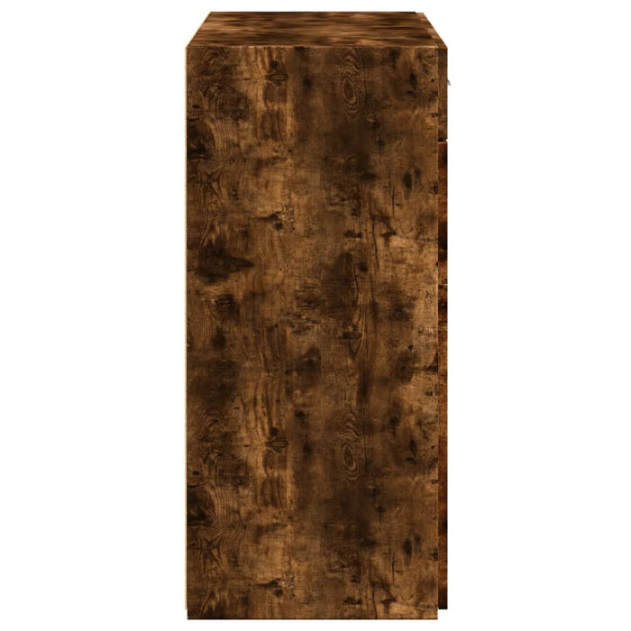 Dulap, stejar fumuriu, 80x42,5x93 cm, lemn prelucrat - WALTI WALTI