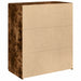 Dulap, stejar fumuriu, 80x42,5x93 cm, lemn prelucrat - WALTI WALTI
