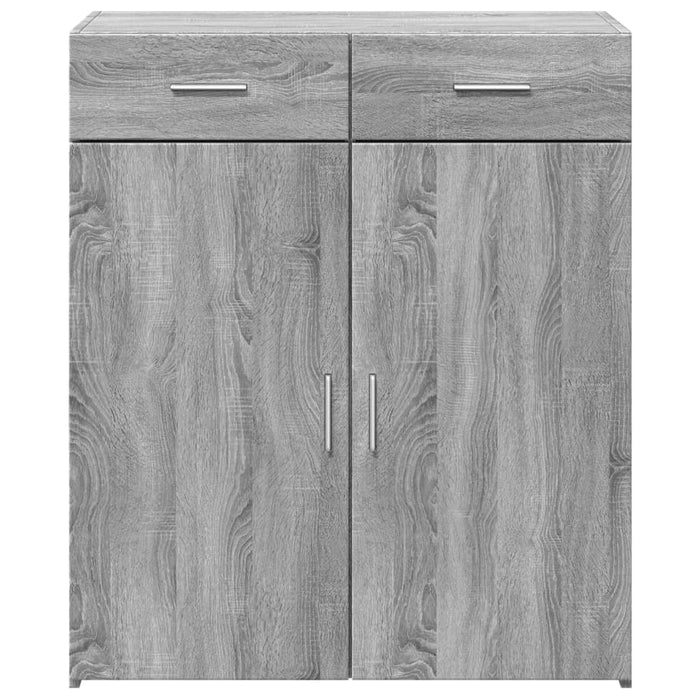 Dulap, sonoma gri, 80x42,5x93 cm, lemn prelucrat - WALTI WALTI
