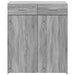 Dulap, sonoma gri, 80x42,5x93 cm, lemn prelucrat - WALTI WALTI