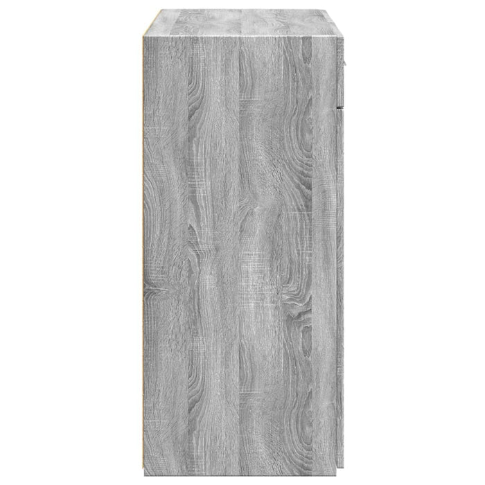Dulap, sonoma gri, 80x42,5x93 cm, lemn prelucrat - WALTI WALTI