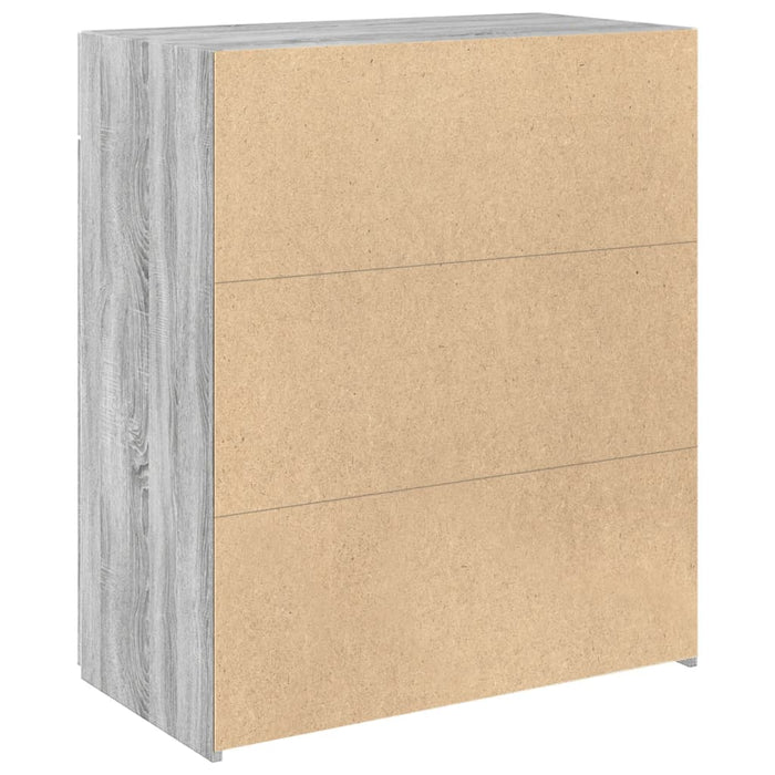 Dulap, sonoma gri, 80x42,5x93 cm, lemn prelucrat - WALTI WALTI