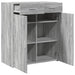 Dulap, sonoma gri, 80x42,5x93 cm, lemn prelucrat - WALTI WALTI
