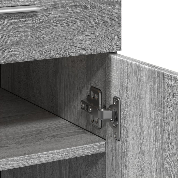 Dulap, sonoma gri, 80x42,5x93 cm, lemn prelucrat - WALTI WALTI