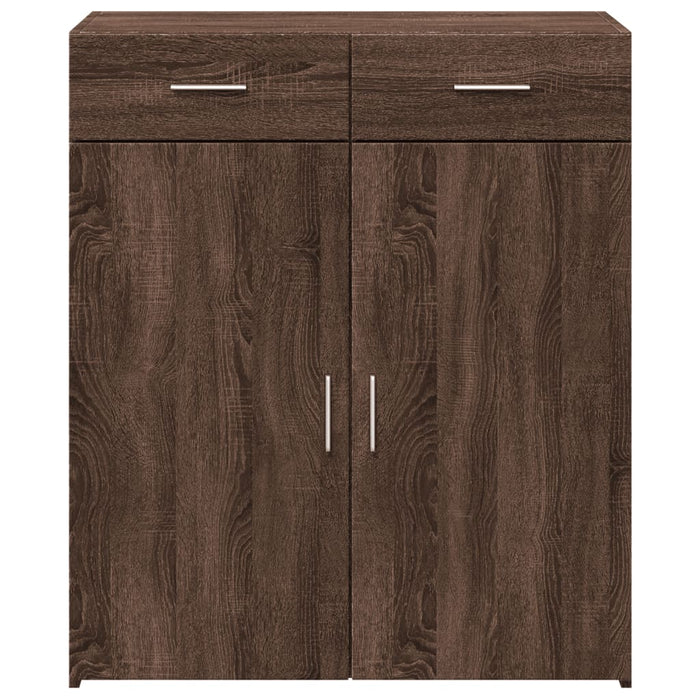 Dulap, stejar maro, 80x42,5x93 cm, lemn prelucrat - WALTI WALTI