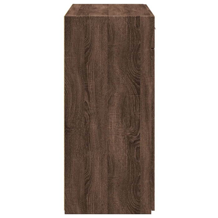Dulap, stejar maro, 80x42,5x93 cm, lemn prelucrat - WALTI WALTI